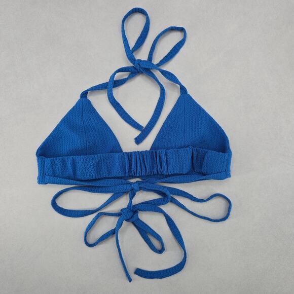 Blue Triangle Sports Active Tie Halter Beach Bikini Bralette Swim Top S Small - Picture 2 of 8